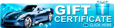 Mobile Car Detailing Gift Certificate Raleigh